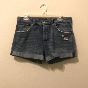 &Denim Boyfriend Shorts